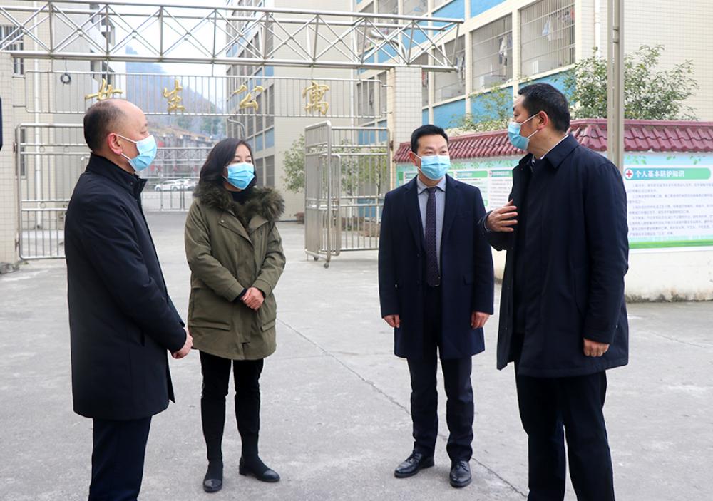 陈红星深入旬阳职教中心检查疫情防控、职业教育、校园安全工作