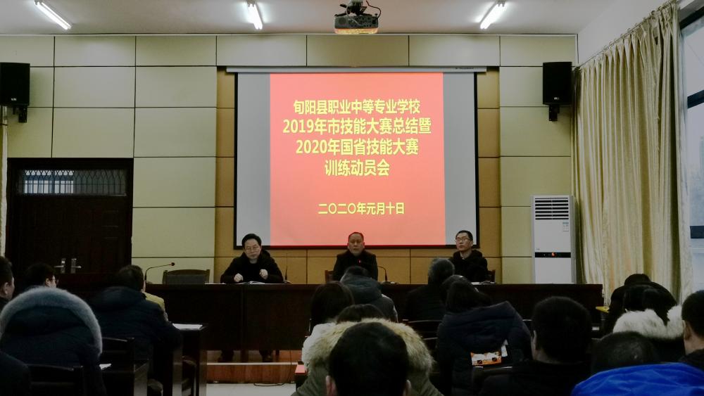 我校召开2019年技能大赛总结暨2020年国省技能大赛训练动员会