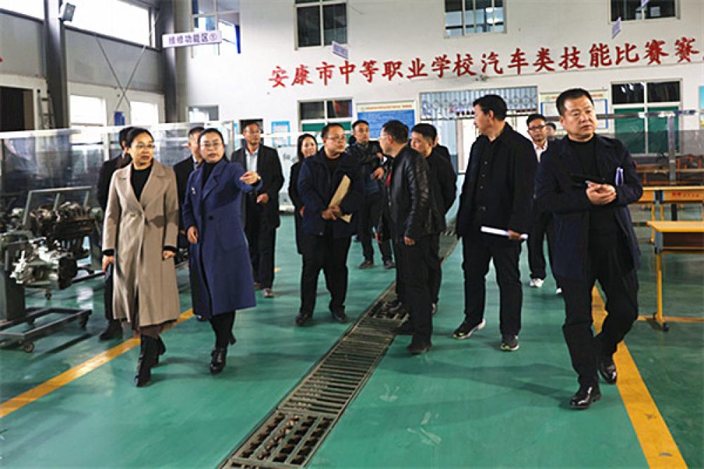 铜川市教育考察团来旬阳考察交流职业教育工作