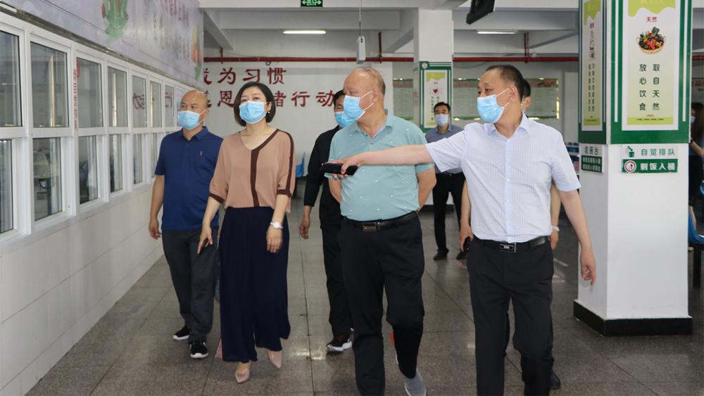 省卫健委检查组莅临我校检查指导常态化疫情防控工作